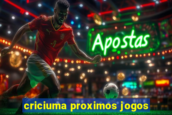 criciuma proximos jogos